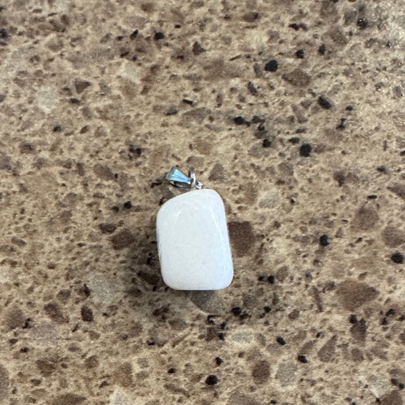 Natural Stone Pendant Necklace - Multi-Color Polished Gemstones - Picture 9 of 11